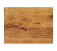 Table Top Solid Mango Wood Oak Finish 90x60x2.5cm Rustic Natural Replacement Top