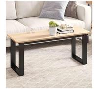 Table top Solid Pine 110x40x1.7cm Natural Wood Rustic Replacement Top Versatile