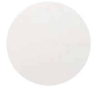 Table Top Solid Pinewood Round White Ø80x2.5 cm Rustic Bar/Side Table Top Indoor