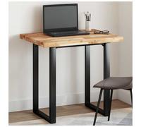 Table Top Solid Rectangular Natural Acacia Wood 100x60x4 cm Oil Finished Smooth