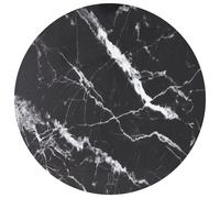 Vidaxl Table Top White 80X1 Cm Tempered Glass With Marble Design