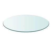Table Top Sturdy Desk Top Replacement Dining Table Top Tempered Glass vidaXL