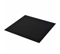 Table Top Tempered Glass Black 70x70 cm Square 6mm Tinted Durable Top EasyClean