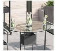 Vidaxl Table Top Tempered Glass Round 700 mm