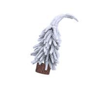 Table Top Tilted Holiday Tree Decorative Piece Pet Foliages And Wood Base For Festival Cheer Wooden Base Tilted Christmas Tree Ornament