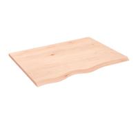 vidaXL Table Top Dark Brown 120x60x(2-6) cm Treated Solid Wood Oak NEW
