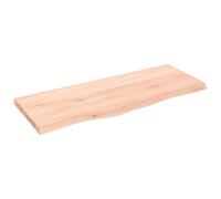 (brown, 100 x 40 x 4 cm) vidaXL Table Top Wooden Desk Top Dining Table Top Untreated Solid Wood Oak