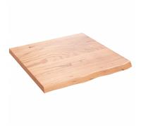 (light brown, 60 x 60 x 4 cm) vidaXL Table Top Wooden Desk Top Dining Table Top Untreated Solid Wood Oak