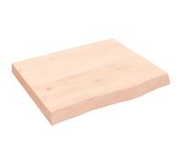 (brown, 60 x 50 x 6 cm) vidaXL Table Top Wooden Desk Top Dining Table Top Untreated Solid Wood Oak