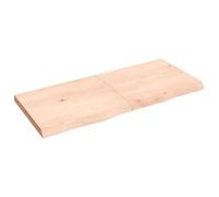 (natural, 140 x 60 x 6 cm) vidaXL Table Top Wooden Desk Top Dining Table Top Untreated Solid Wood Oak