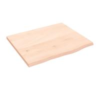 (light brown, 60 x 50 x 2 cm) vidaXL Table Top Wooden Desk Top Dining Table Top Untreated Solid Wood Oak