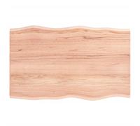 Table Top Wooden Desk Top for Table Treated Solid Wood Oak Live Edge vidaXL