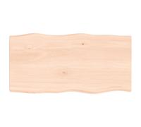 Table Top Wooden Desk Top for Table Treated Solid Wood Oak Live Edge vidaXL