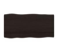 Table Top Wooden Desk Top for Table Treated Solid Wood Oak Live Edge vidaXL