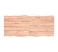 Table Top Wooden Desk Top for Table Treated Solid Wood Oak Live Edge vidaXL