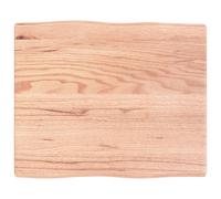 (light brown, 60 x 50 x 4 cm) vidaXL Table Top Wooden Desk Top for Table Treated Solid Wood Oak Live Edge