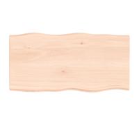 Table Top Wooden Desk Top for Table Treated Solid Wood Oak Live Edge vidaXL