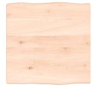 Table Top Wooden Desk Top for Table Treated Solid Wood Oak Live Edge vidaXL