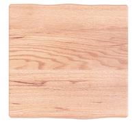 Vidaxl Table Top Dark Brown 160X40X(2-6) Cm Treated Solid Wood Live Edge, Brown