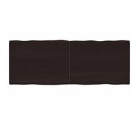 Table Top Wooden Desk Top for Table Treated Solid Wood Oak Live Edge vidaXL