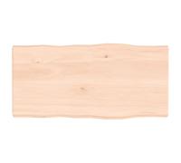 Table Top Wooden Desk Top for Table Treated Solid Wood Oak Live Edge vidaXL