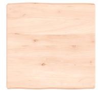 Table Top Wooden Desk Top for Table Treated Solid Wood Oak Live Edge vidaXL