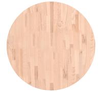vidaXL Table Top Ø80x4 cm Round Solid Wood Beech