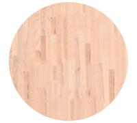 vidaXL Table Top 脴70x1.5 cm Round Solid Wood Beech NEW