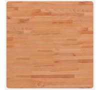 vidaXL Table Top 70x70x2.5 cm Square Solid Wood Beech