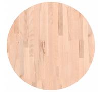 vidaXL Table Top Ø60x2.5 cm Round Solid Wood Beech