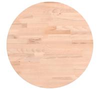 vidaXL Table Top Ø40x2.5 cm Round Solid Wood Beech