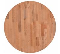 vidaXL Table Top Ø60x4 cm Round Solid Wood Beech
