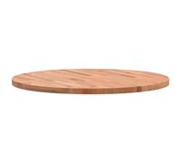 vidaXL Table Top Ø70x2.5 cm Round Solid Wood Beech