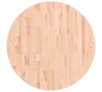 vidaXL Table Top Ø80x1.5 cm Round Solid Wood Beech