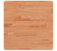 vidaXL Table Top 50x50x4 cm Square Solid Wood Beech