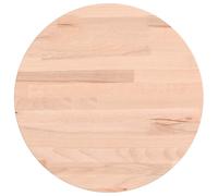 vidaXL Table Top Ø30x1.5 cm Round Solid Wood Beech