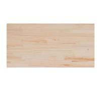 vidaXL Table Top 100x50x2.5 cm Rectangular Solid Wood Pine