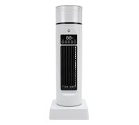 Table Tower Fan with Remote ABS Bladeless Desktop Air Cooler 6 Speeds 100ml Spray 7 Color Light 13.58in USB Powered for Office Desk Dorm Bedroom