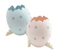 Table Trash Bin Mini Dinosaur Egg Tray Mini Desk Waste Paper Bin Wash Bin Cosmetic Mini Waste Paper Bin Desktop Desk Mini Storage Box 2 Pieces