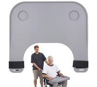 Table Tray Wheelchair, Widened and Thickened Desk Accessories for Dining, Resting, and Reading, Wheelchair Lap Detachable Tray with Cup Holders for Elderly