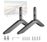 Table TV Stand Base - Aluminum Raised Stand | Replacement TV Stands Legs Stable Stand Base for 32-65 Inch TVs Living Room Bedroom Vertical Display