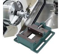 Table Vice, Drill Press Vice, Bench Vice, 5 Inch, Small, Cutting and Drilling, Fixed, Table Vice Fixed, Easy to Install Just by Placing It on The Workbench, Maximum Clamp Length