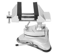 Table Vise, 360 Degree Suction Vise Clamp On Vise Bench Vise Aluminum Alloy Rotating Universal Clam for Jewelry Making DIY Wood Craft Carving Breads Drilling Bed Tool