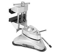 Table Vise, Drill Press Vise Clamp On Vise Aluminum Alloy Rotating Universal Clam 360 Degree Suction Vise for Jewelry Making Wood Craft Carving Breads Drilling Bed Tool