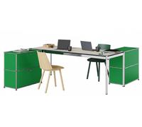 Table with storage elements USM Haller Green - USM LOOK BOOK 55_28