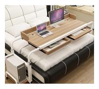 Table with Wheels, King Queen Bed Table, Swivel Wheel Rolling Tray Multifunctional Movable Crossbed Table, Table, Rolling Storage Trolley Mobile Computer Desk, Szpxxx, C, b, JYLSSKUK, a, b