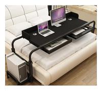 Table with Wheels, King Queen Bed Table, Swivel Wheel Rolling Tray Multifunctional Movable Crossbed Table, Table, Rolling Storage Trolley Mobile Computer Desk, Szpxxx, C, b, JYLSSKUK, b, b