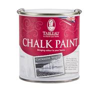 Tableau Chalk Paint, Cuckmere White Colour, Water-Based, Silicone-Free, Furniture Paint, Home Decor Projects, 1L