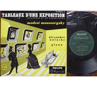 TABLEAUX D´UNE EXPOSITION ("PICTURES AT AN EXHIBITION") / modest moussorgsky / alexander uninsky piano / ca. 1960 ??? / Bildhülle mit ORIGINAL Kunststoff-Innenhülle / PHILIPS # N 00652 R / Holländische Pressung / 10" Vinyl Langspiel Schallplatte