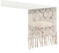 Tablecloth Classical Lace Table Overlay Runner Perfectly for Wedding Receptions and Festival Celebration Wedding Decoration